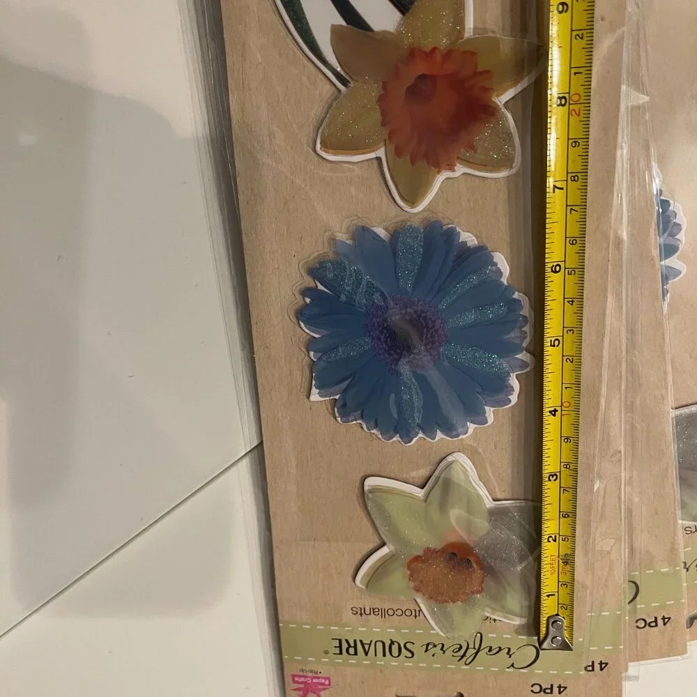 Mixed Bird & Flower Foam Stickers 10 Packs Home‎ Décor DIY Projects NEW